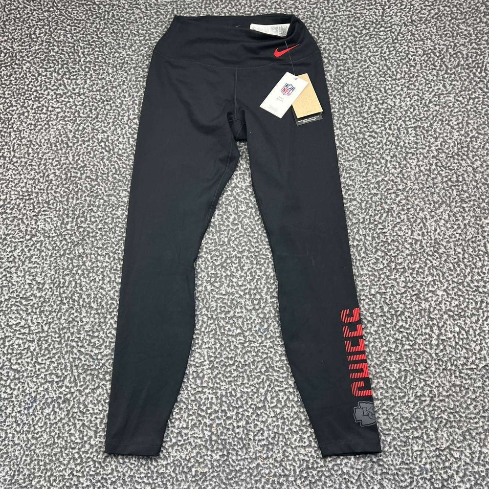 Nike One Dri-FIT Kansas City Chiefs NFL Leggings Women Medium Black New M
